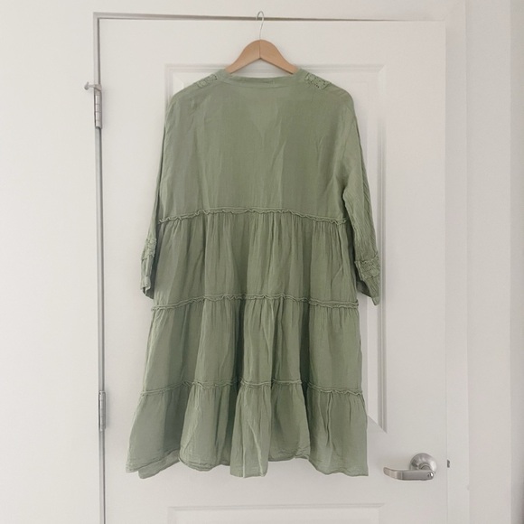 Sundance JP & Mattie Desert Breeze Tiered Dress Peasant Babydoll Boho - Picture 4 of 10